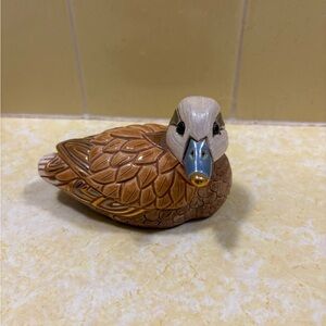 Handcrafted Brown duck Figurine